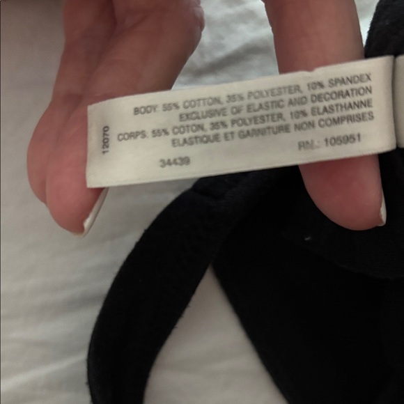 Natori BLACK cotton underwire sports bra 34DD. - Picture 16 of 16